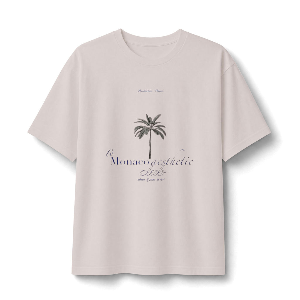 "le Monaco aesthetic club" Heavyweight Tee