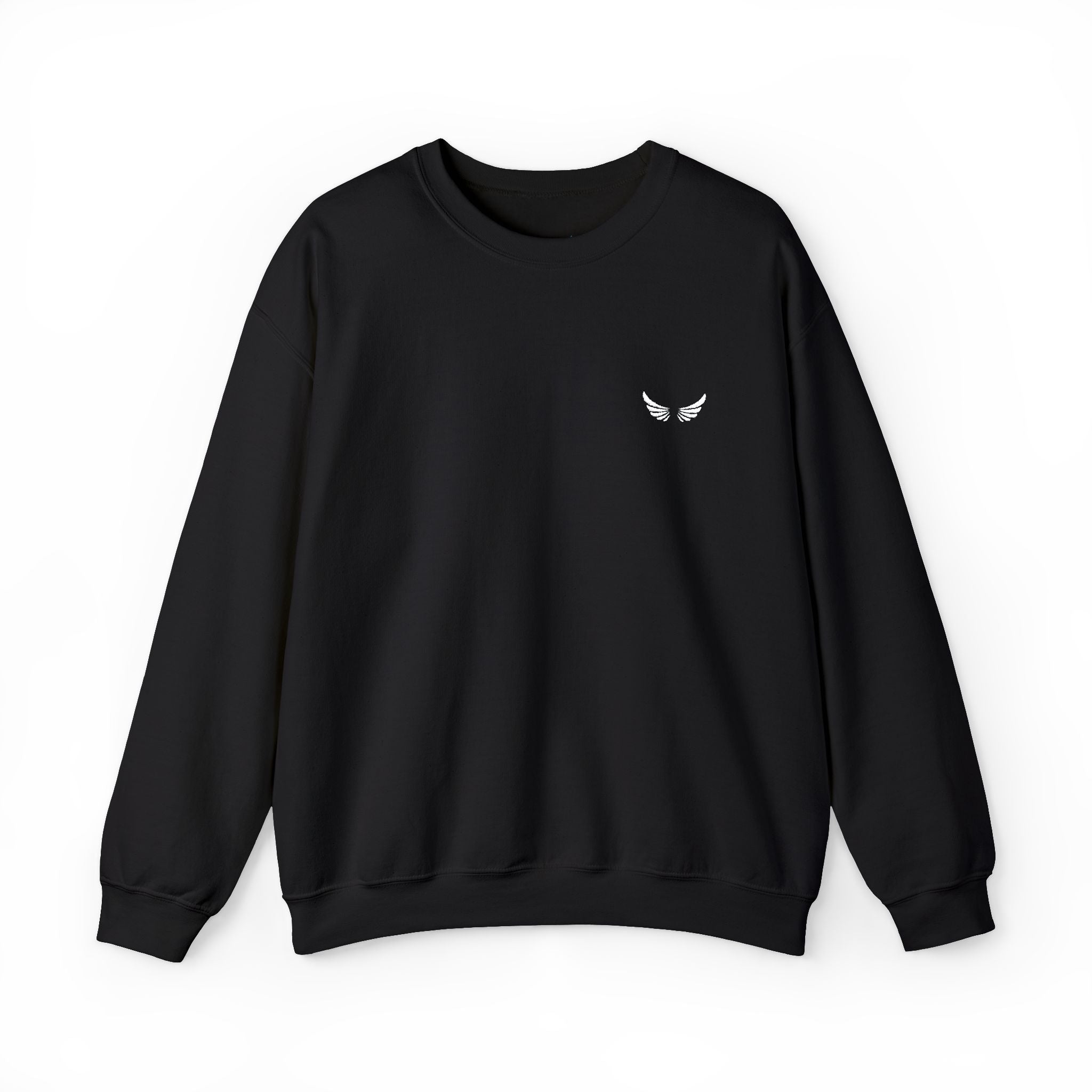 NW Minimal Black Crewneck Sweatshirt