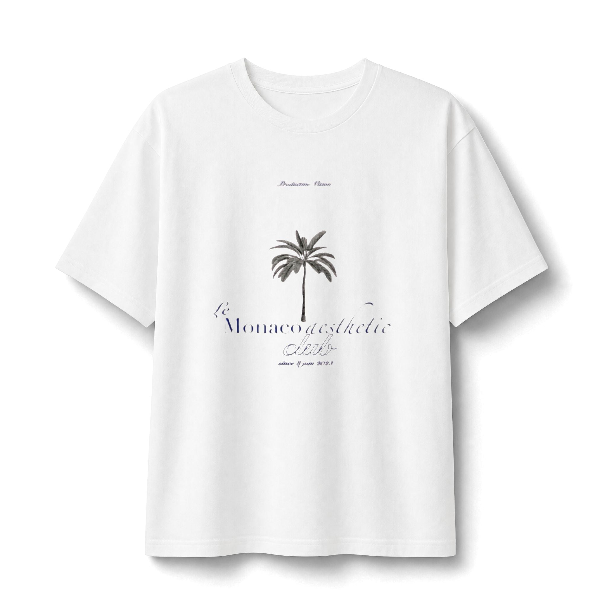 "le Monaco aesthetic club" Heavyweight Tee