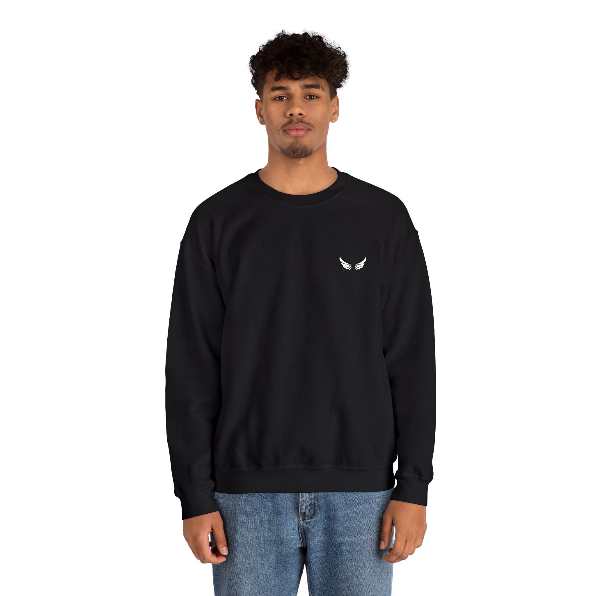 NW Minimal Black Crewneck Sweatshirt